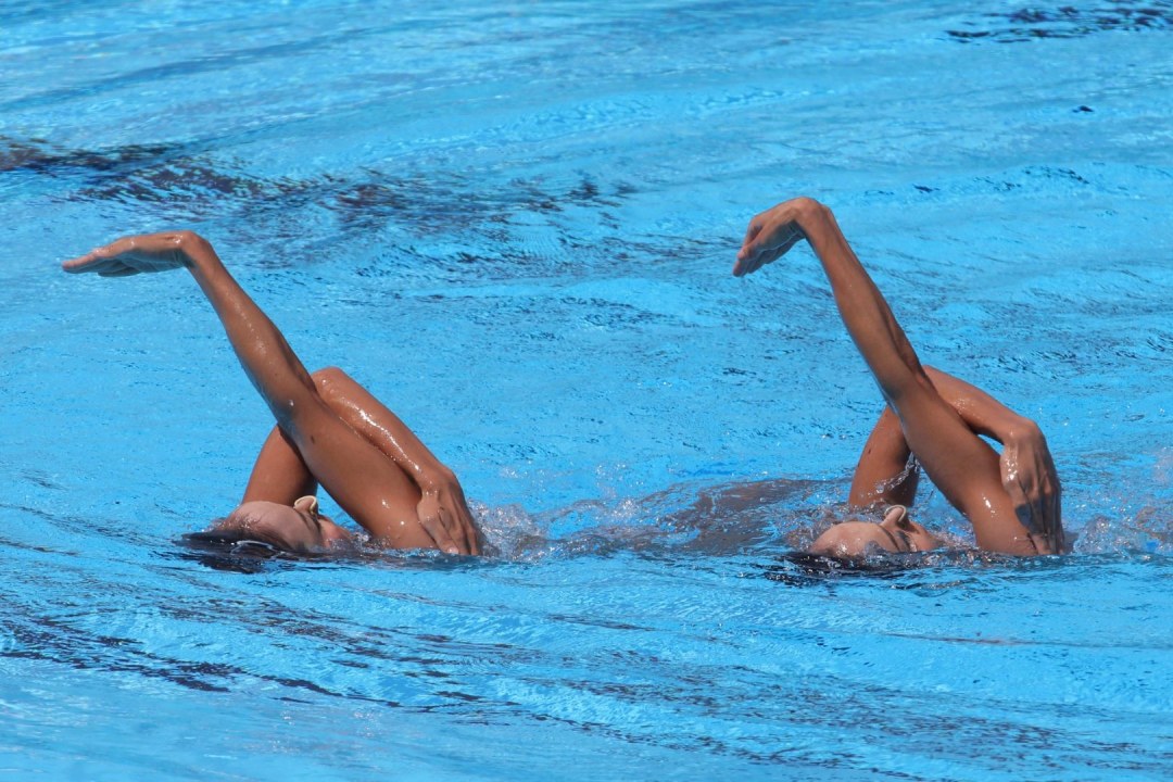 Пловчихи синхронистки