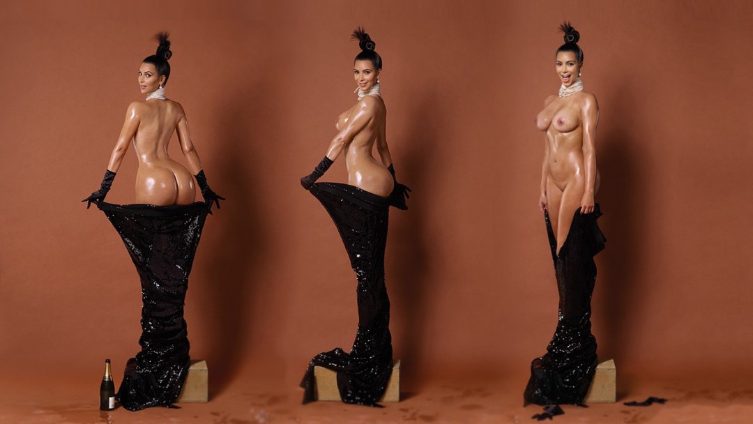 Ким Кардашян фотосессия paper