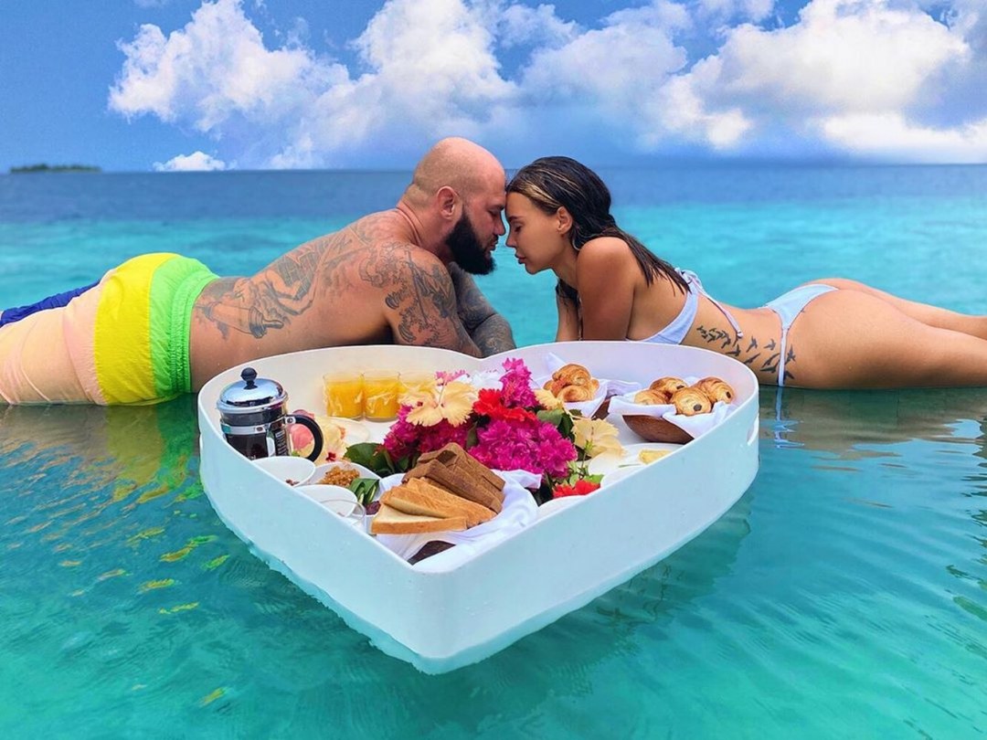 Оксана Самойлова и рэпер джиган