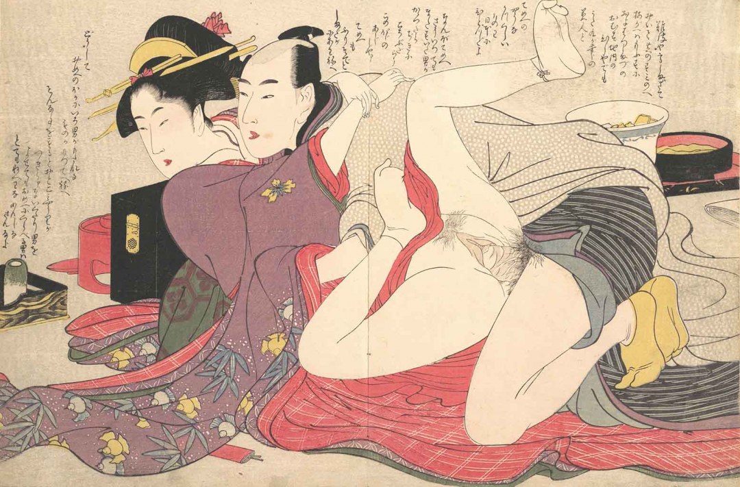 Японская эротическая живопись сюнга