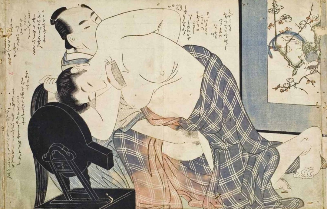 Японская эротическая живопись сюнга