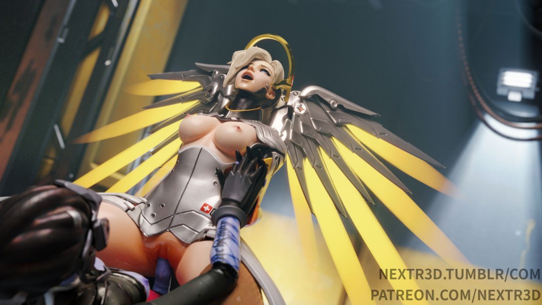 Overwatch хентай мерси богиня Победы