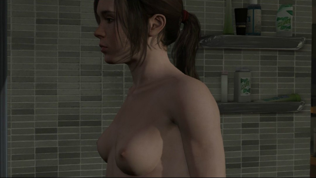 Джоди Холмс в душе Beyond two Souls