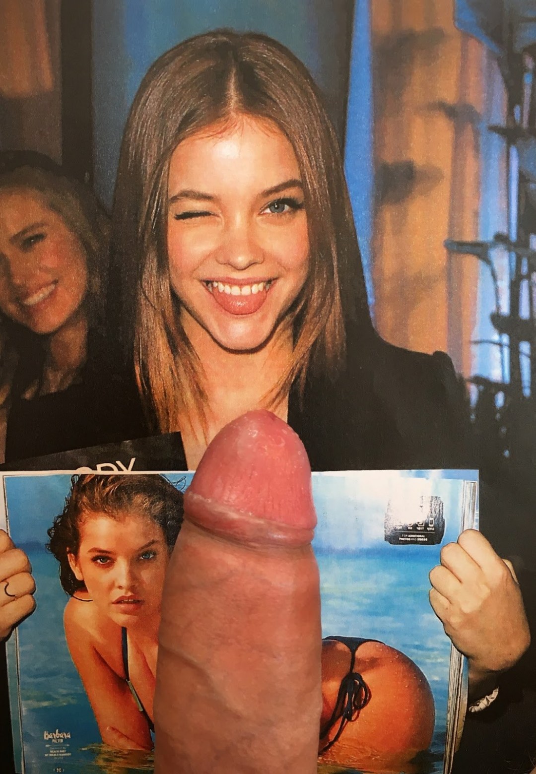 Fake facial Эмма Стоун