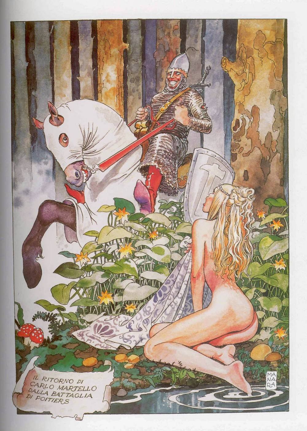 Рисование эротических комиксов