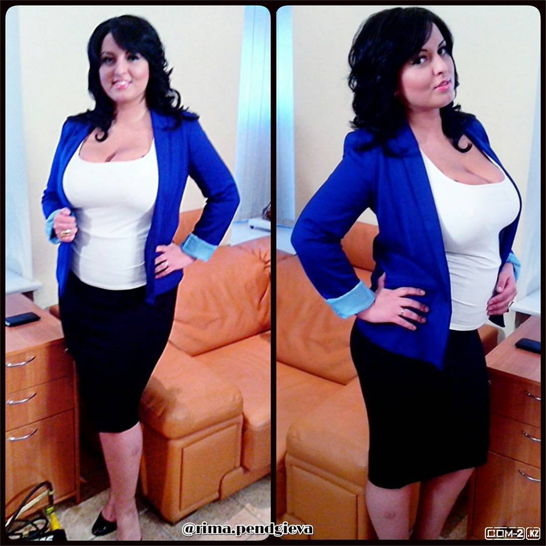 Пенджиева Римма в лифчике