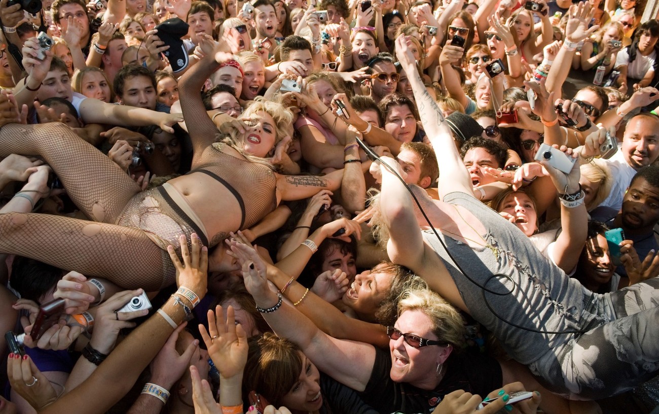 Wife gangbang at rock concert