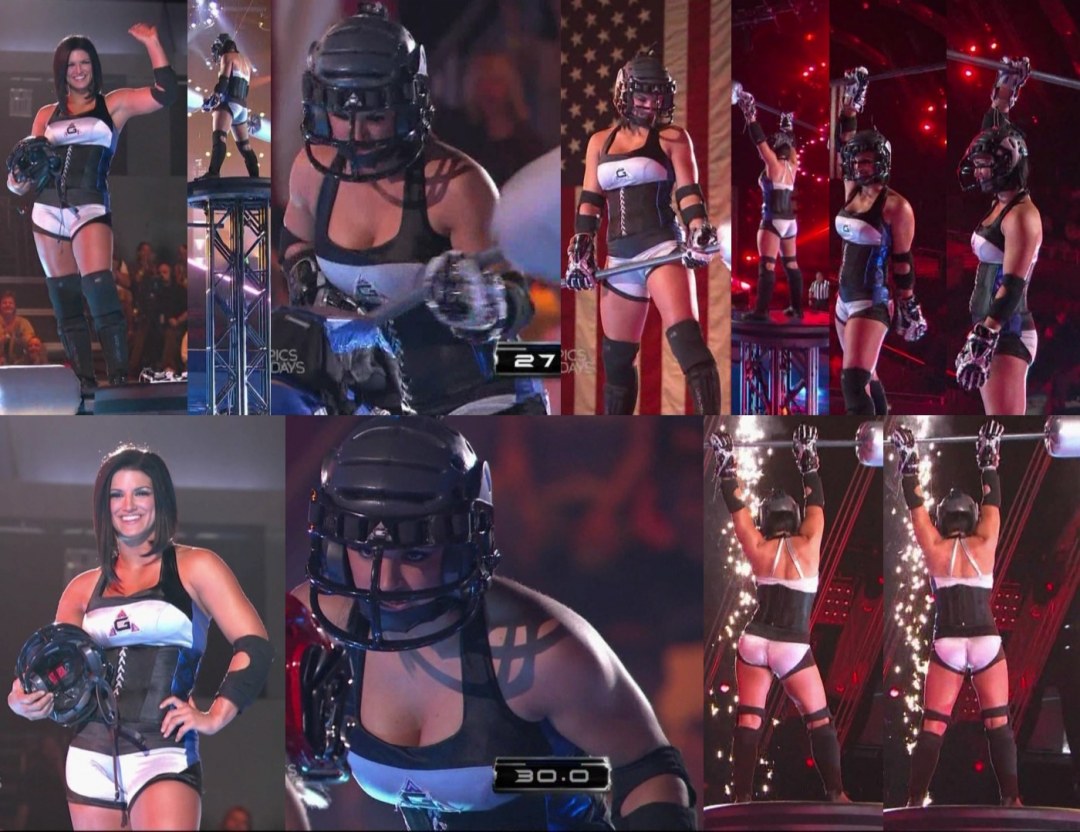 Джина Карано голая на взвешивании