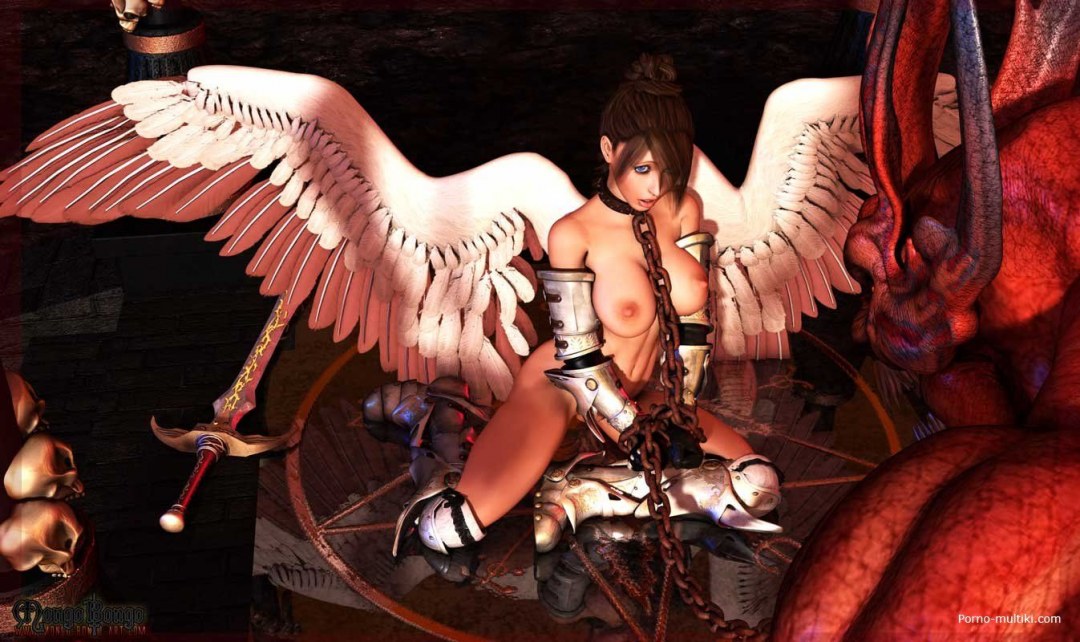 Дьявол и ангел хентай 3d