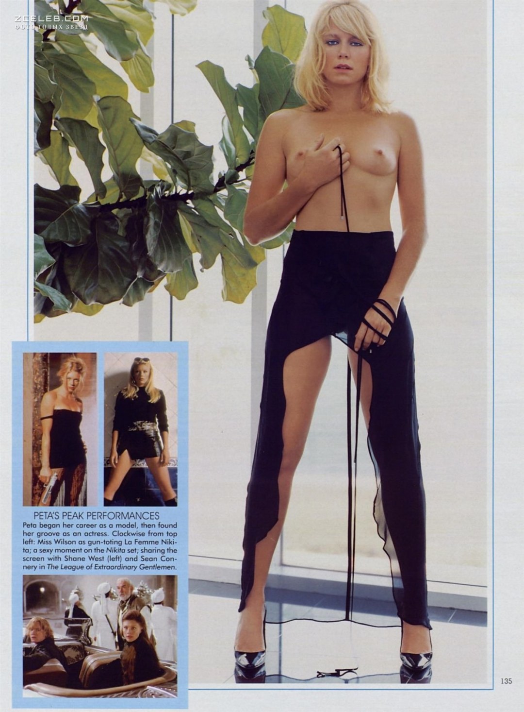 Peta Wilson в журнале плейбой