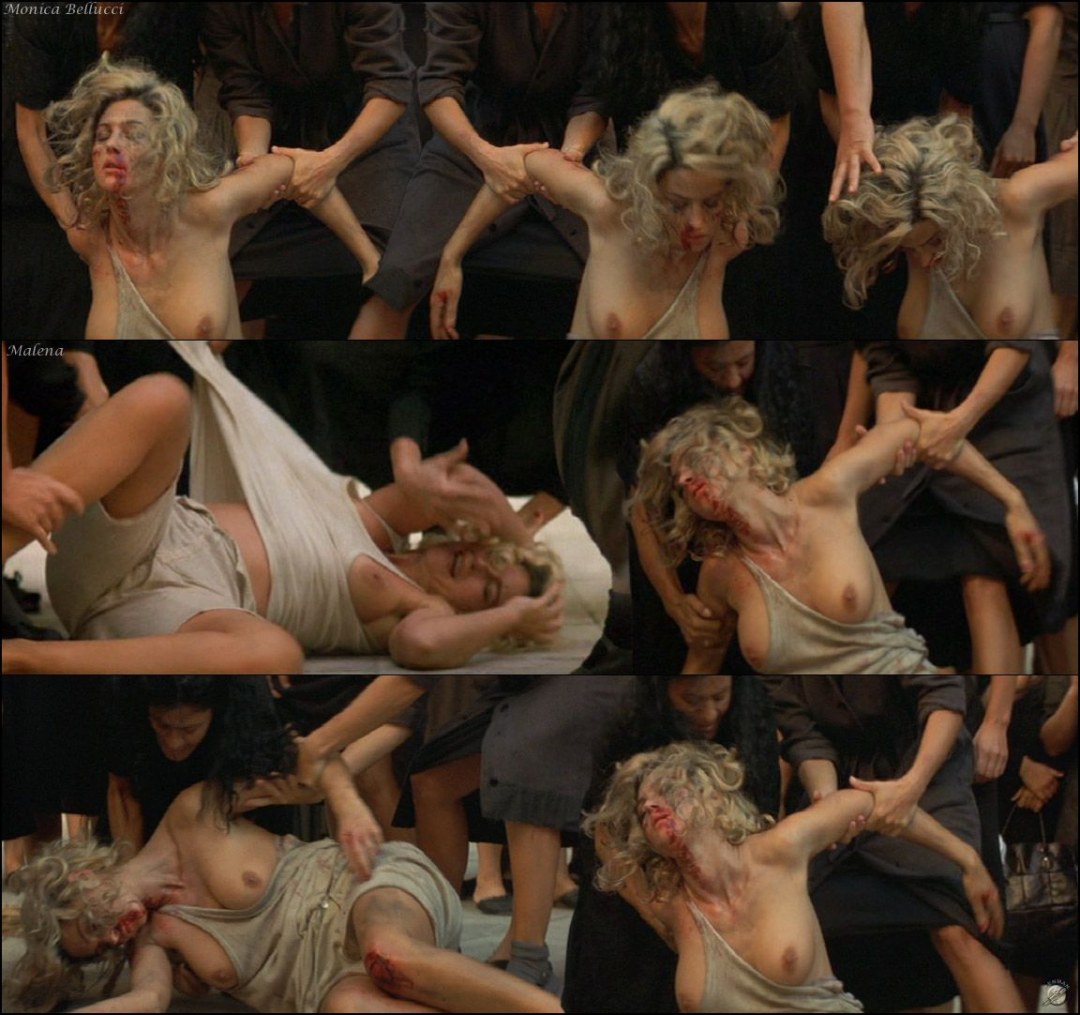 Голая Моника Белуччи в фильме Малена