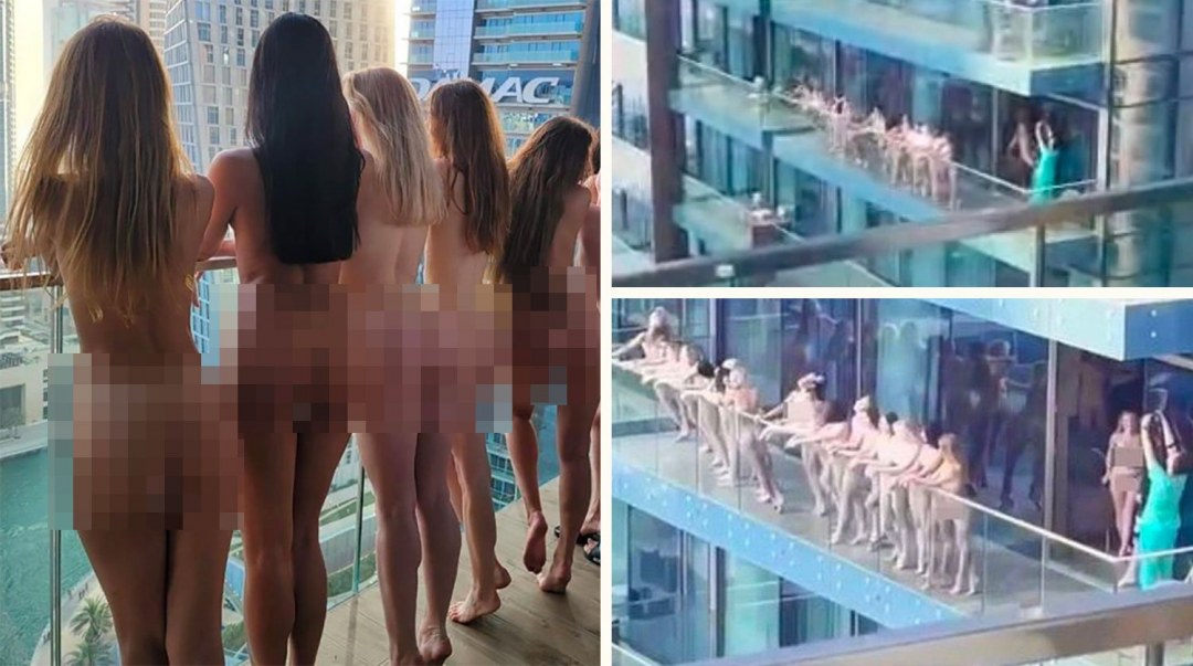 Голая фотосессия в Дубае