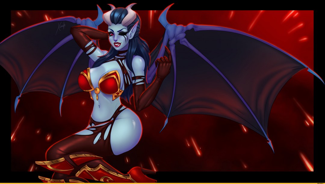 Голая Dota 2 Queen of Pain хентай
