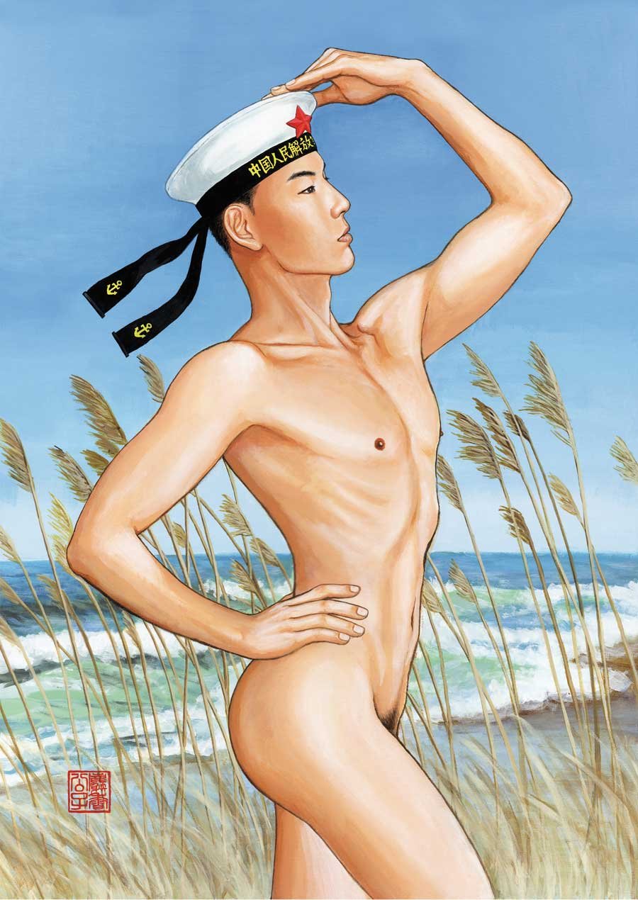 Красивые японцы парни голые