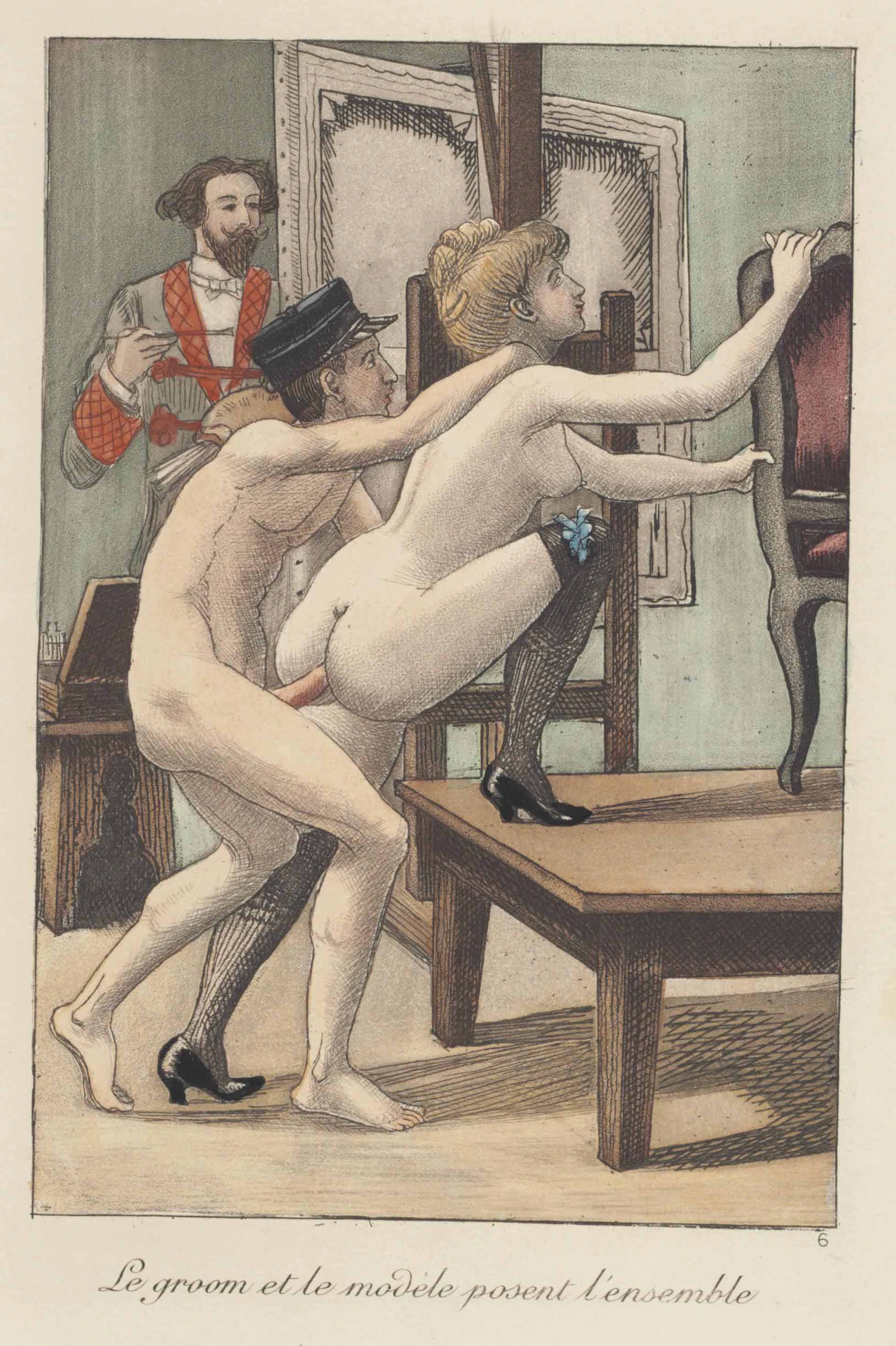 Erotic 18th century sex etchings