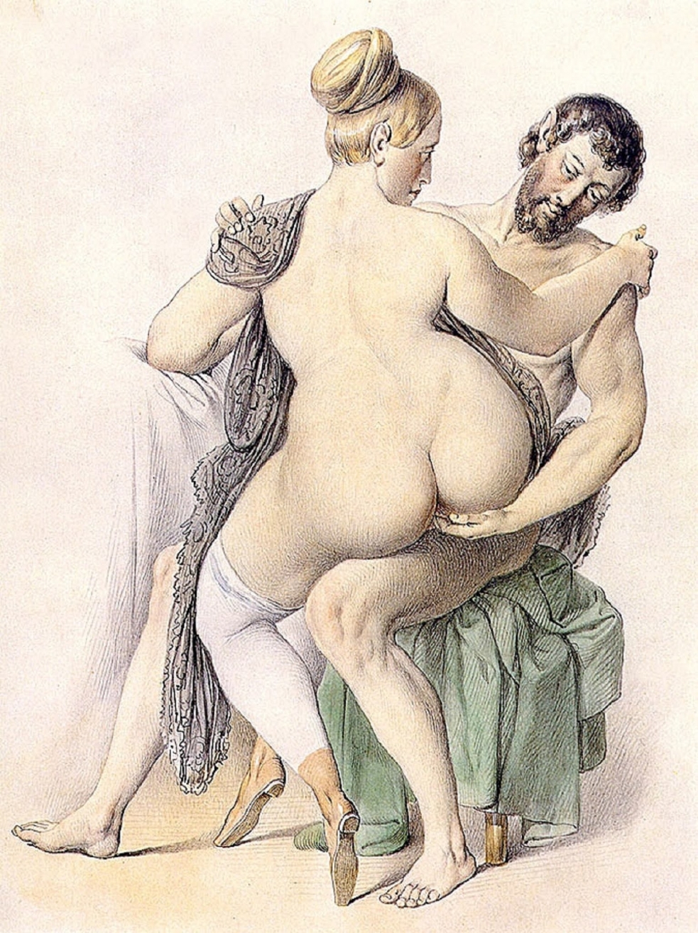 Старинные эротические изображения
