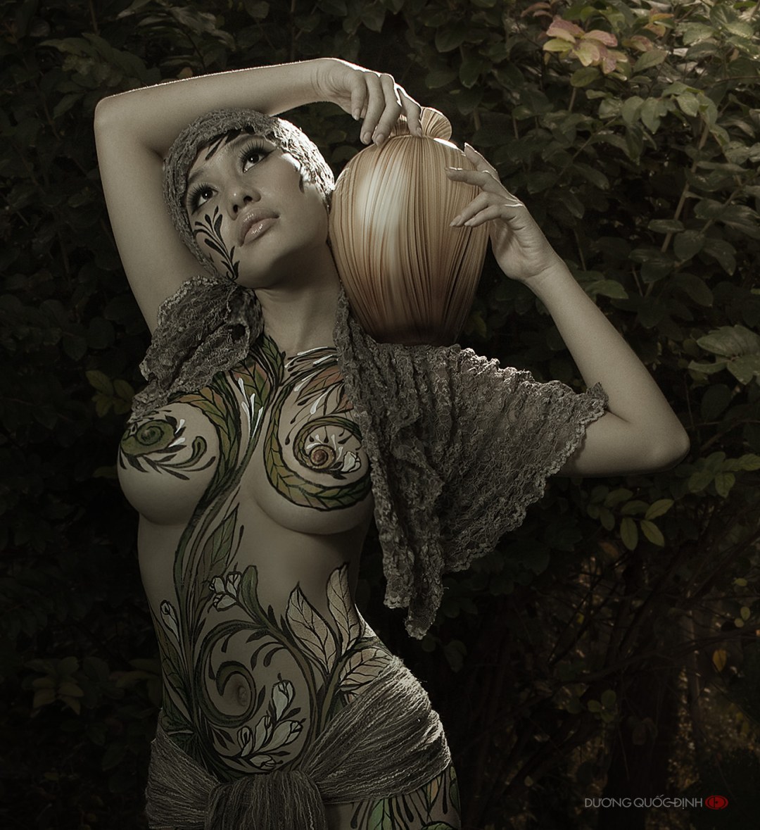 Большие сиськи боди арт