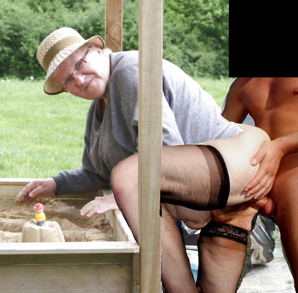 Толстые зрелые свингеры на природе