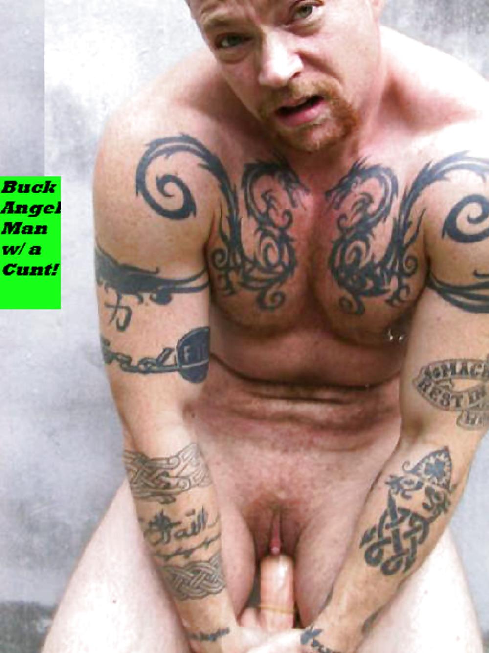 Бак Энджел (Buck Angel) с членом