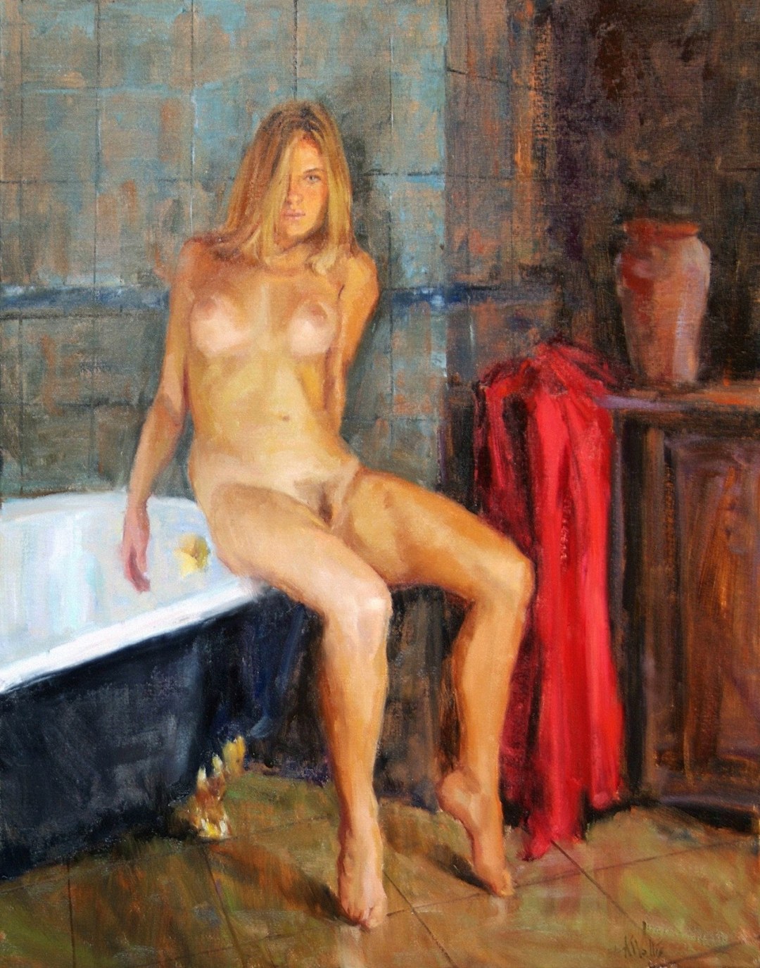 Художник nude Олег Калитеня