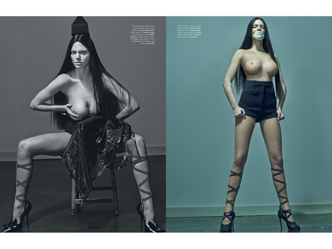 Kendall Jenner topless