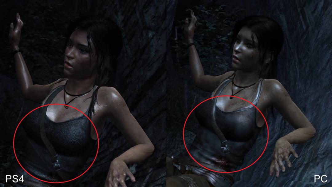 Голые сиськи Tomb Raider Underworld