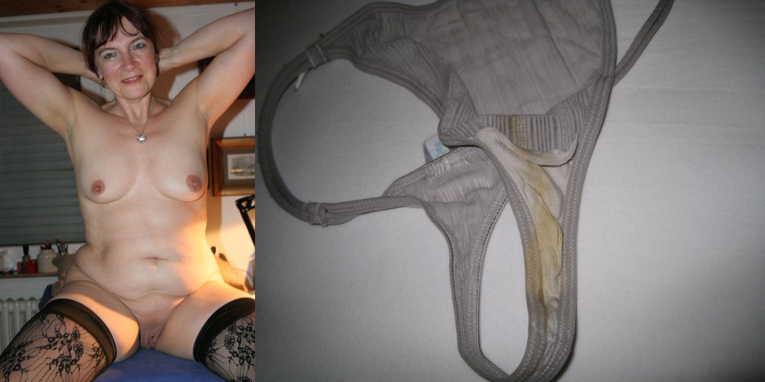 Голые женщины в грязных трусах