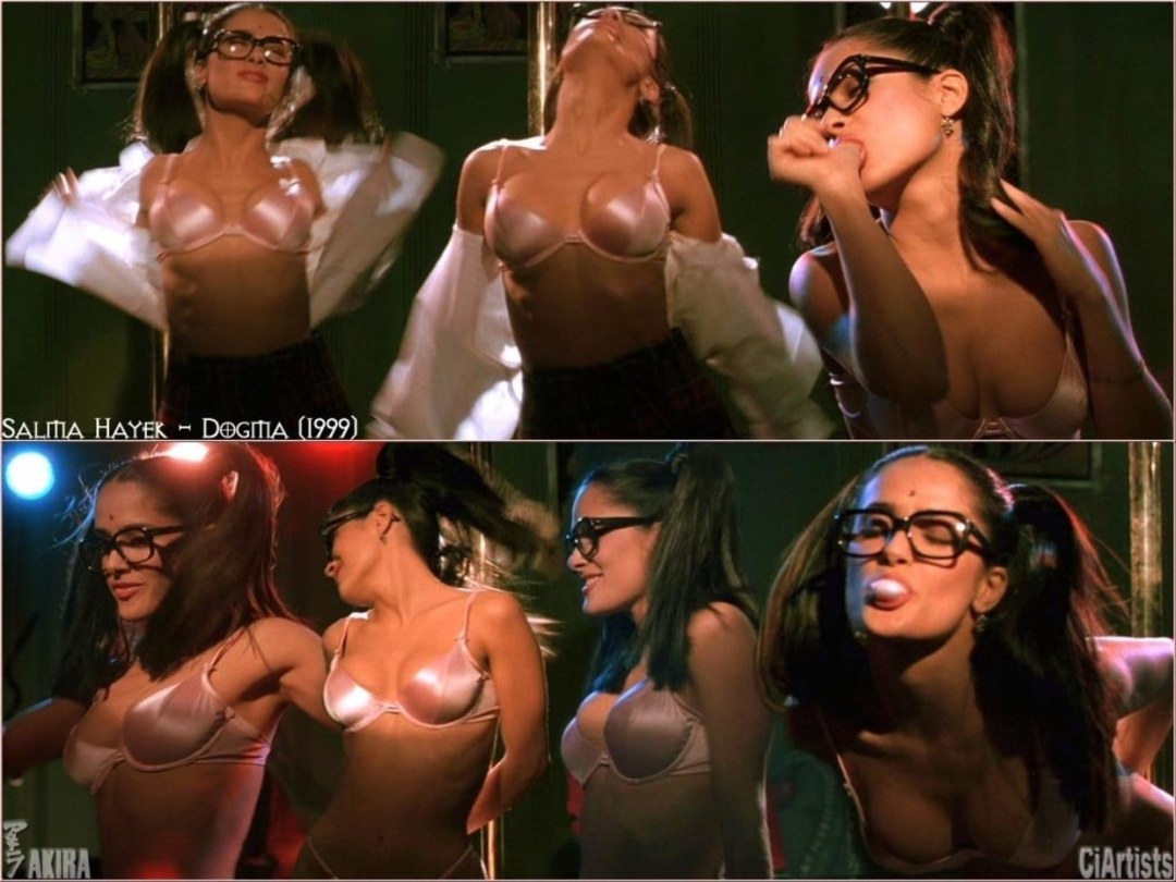 Сальма Хайек без трусиков