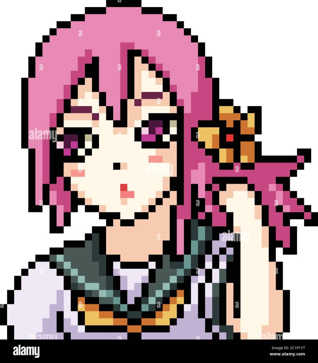 Пиксельная девушка эро