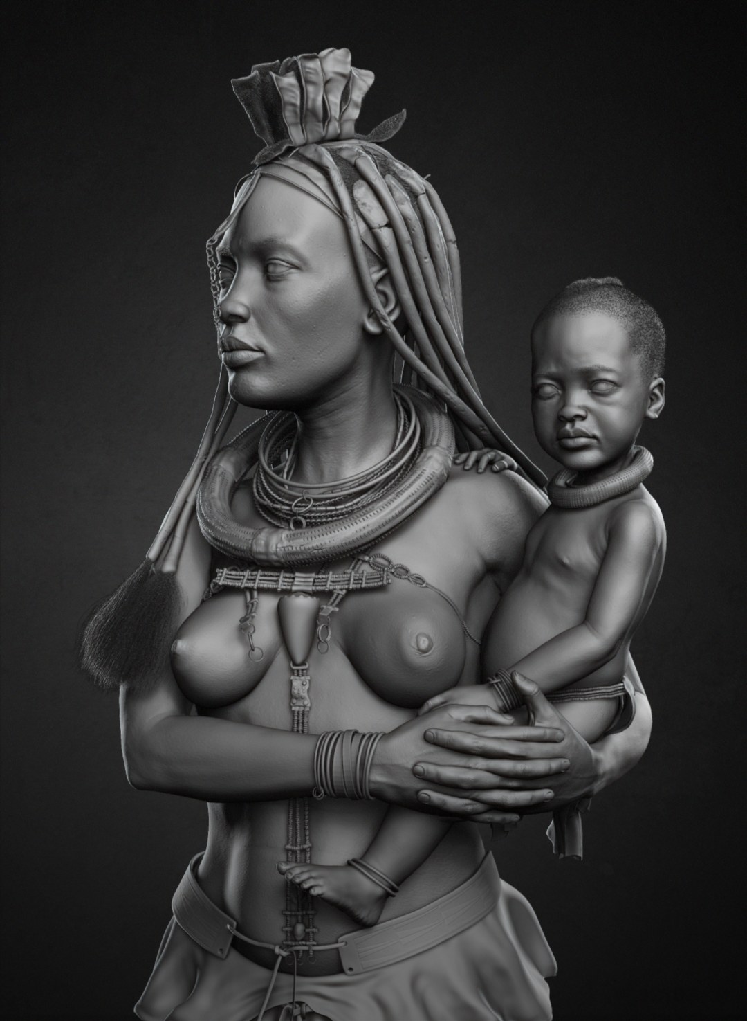 Племя Химба женщины nude