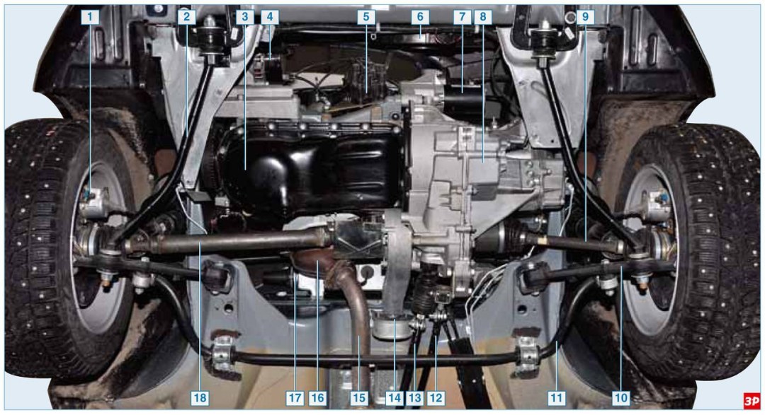 Передняя подвеска Лада Гранта