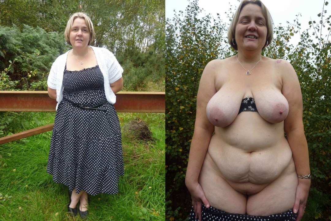 Зрелые толстые одетые раздетые
