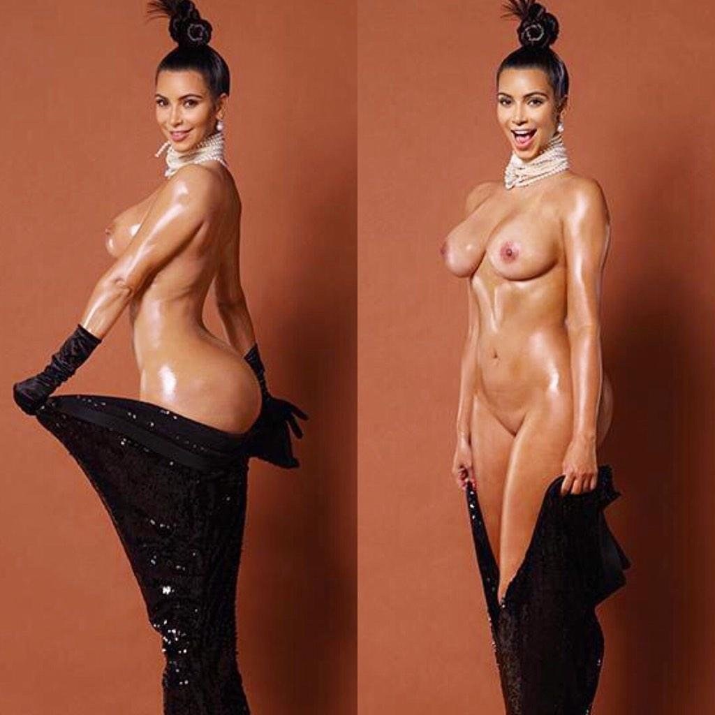 Ким Кардашян (Kim Kardashian) голая