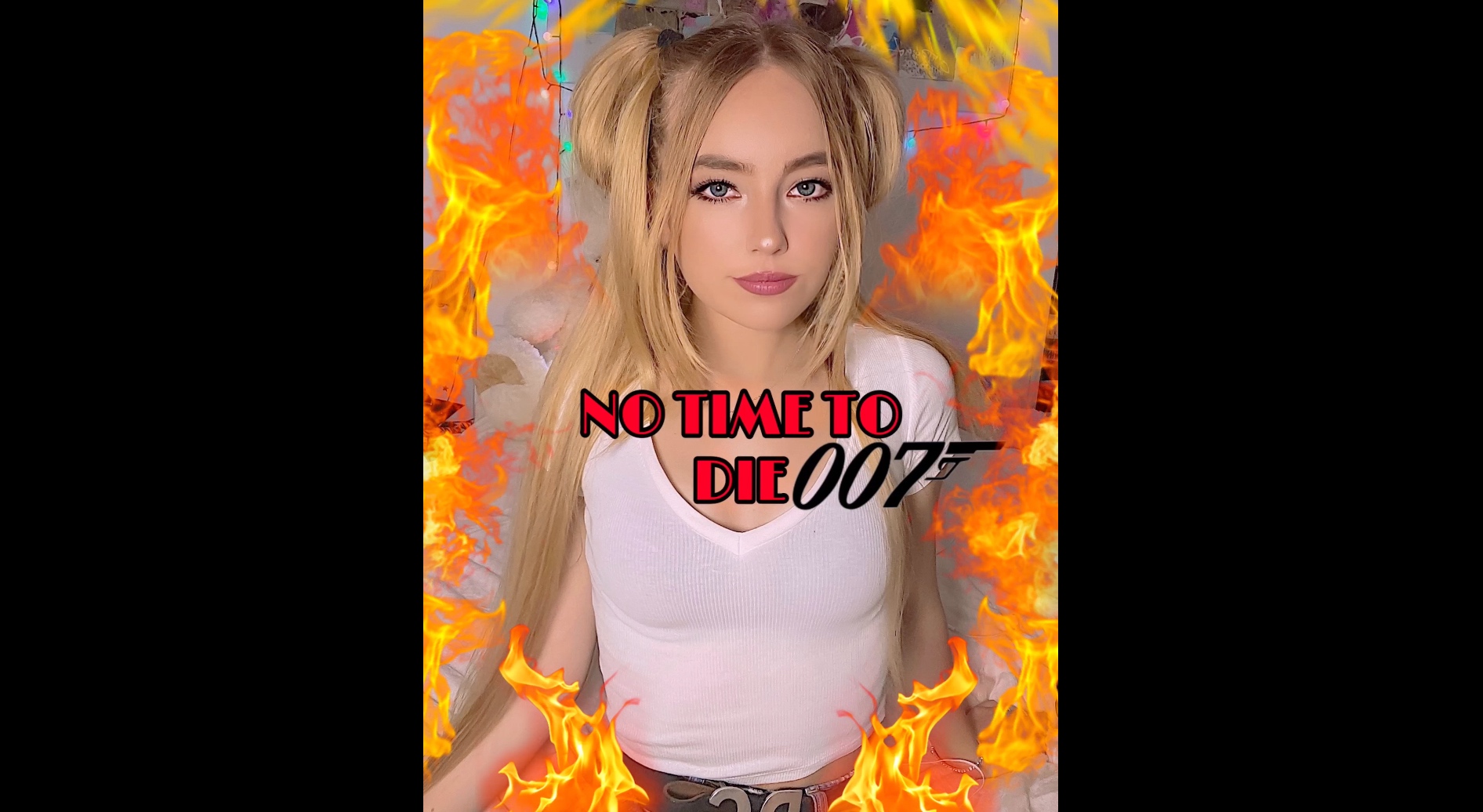 Her silhouette against the light