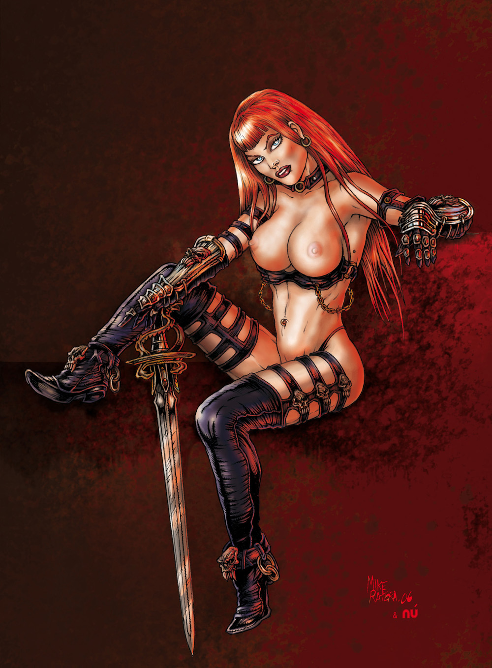 Рыжая Соня Red Sonja рабыня bdsm