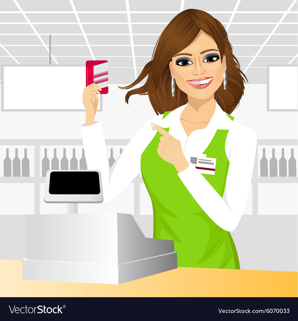 Продавец иллюстрация