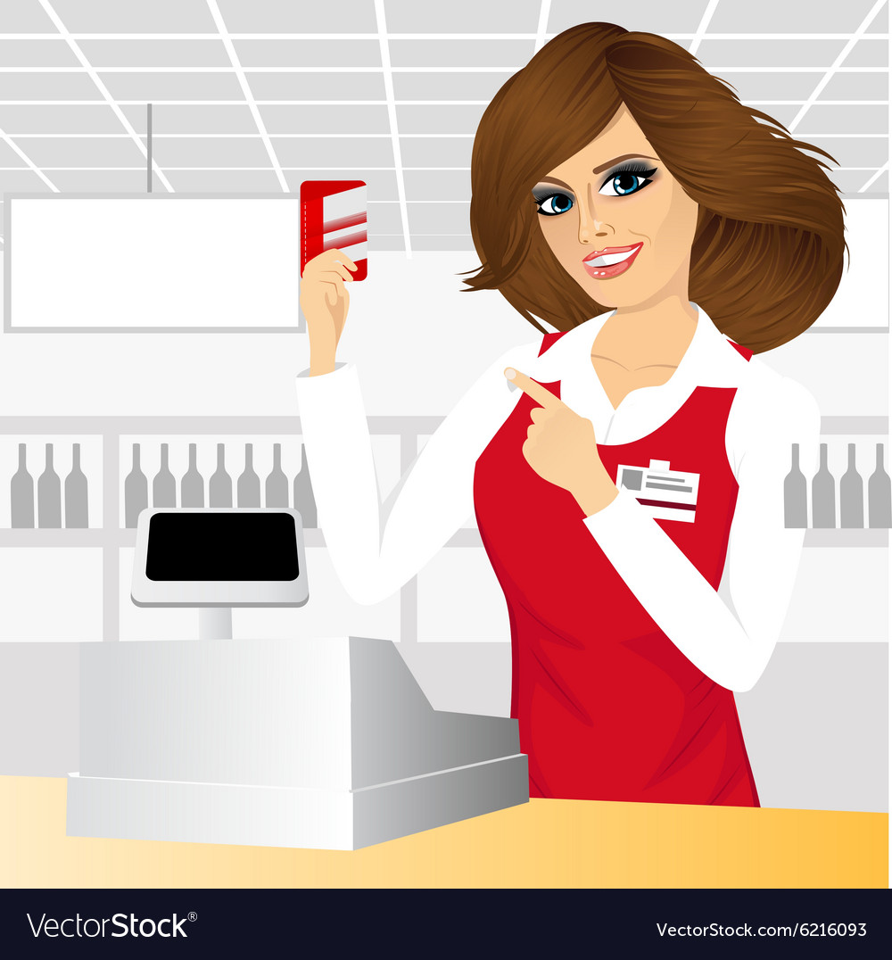 Девочка за кассой