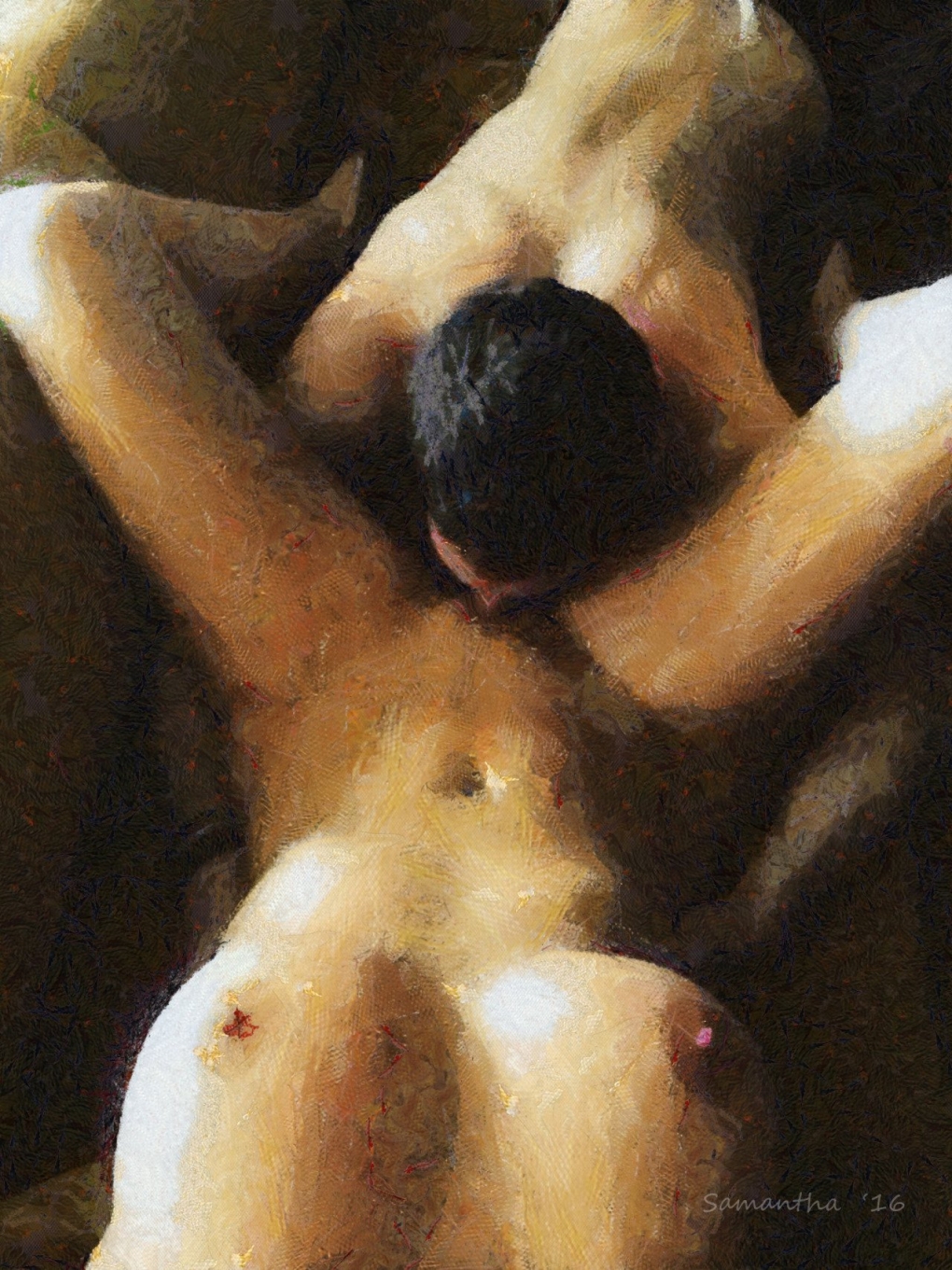 Куннилингус с красивой грудью