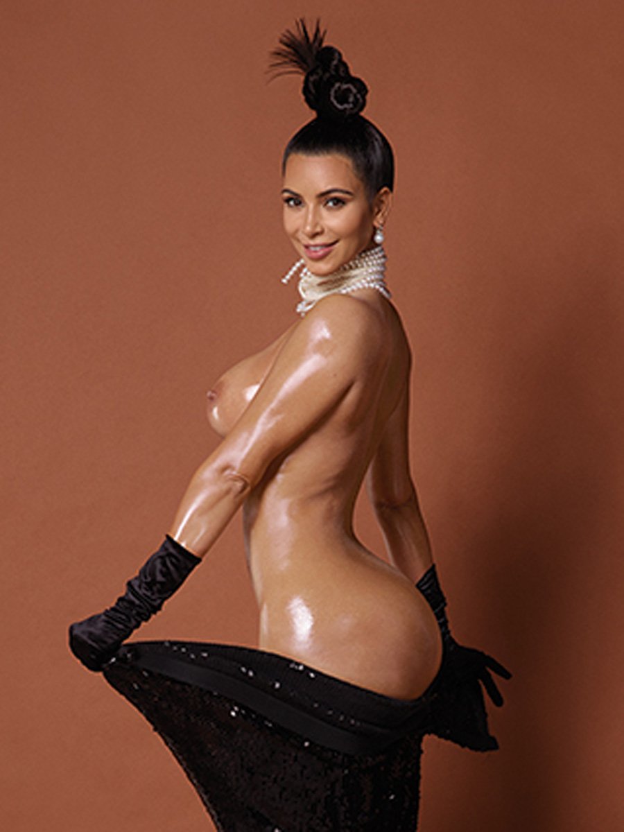 Ким Кардашян фотосессия paper
