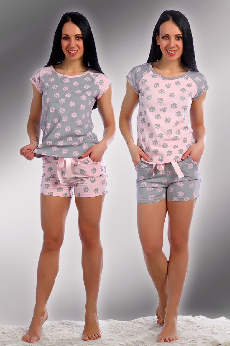 Leg Avenue пижамный комплект Jersey Cami & short Set