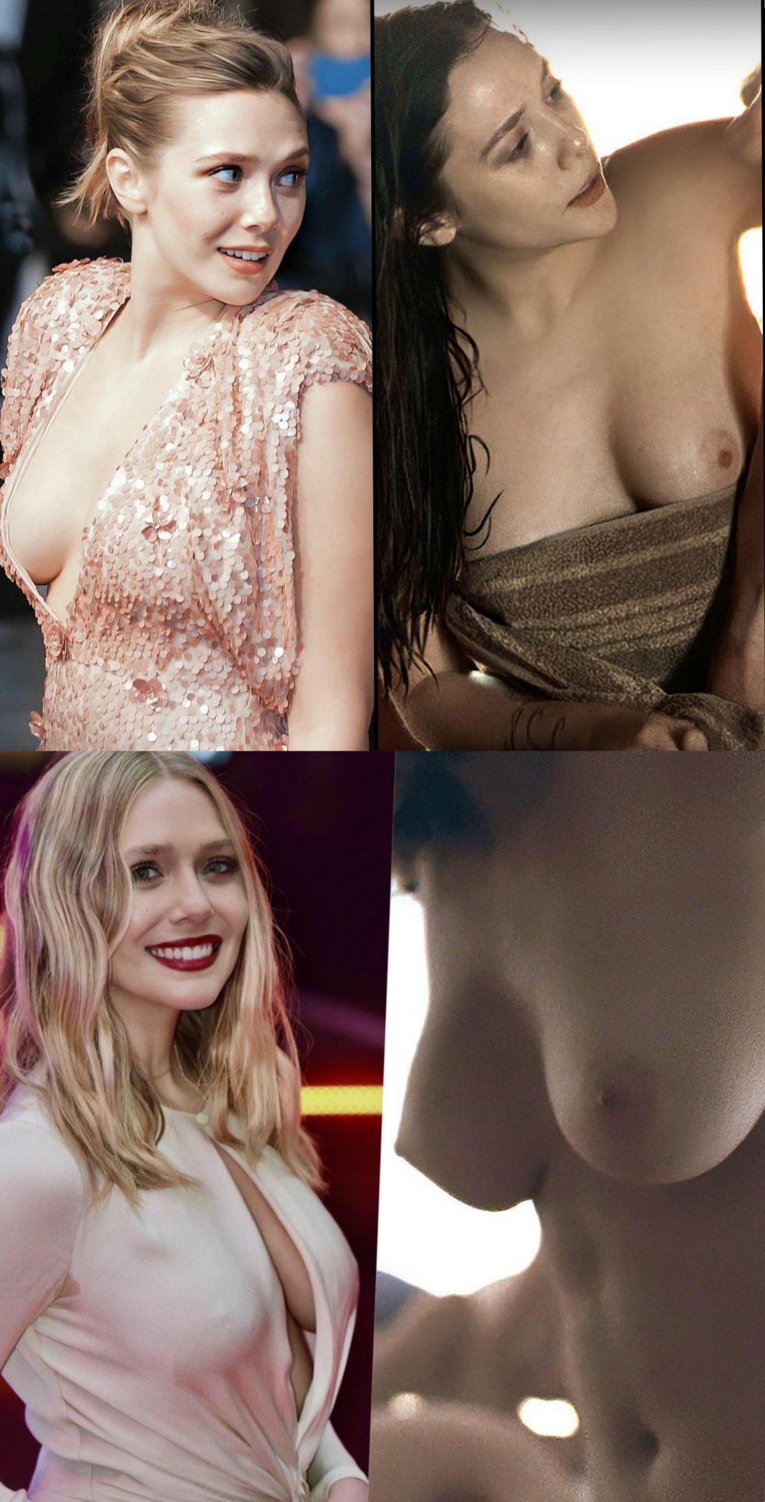 Элизабет Олсен грудь nude