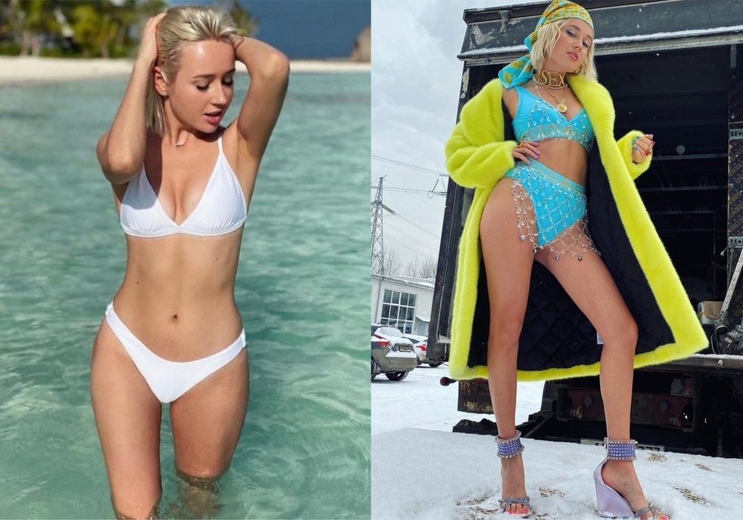 Настя Рыжик в купальнике