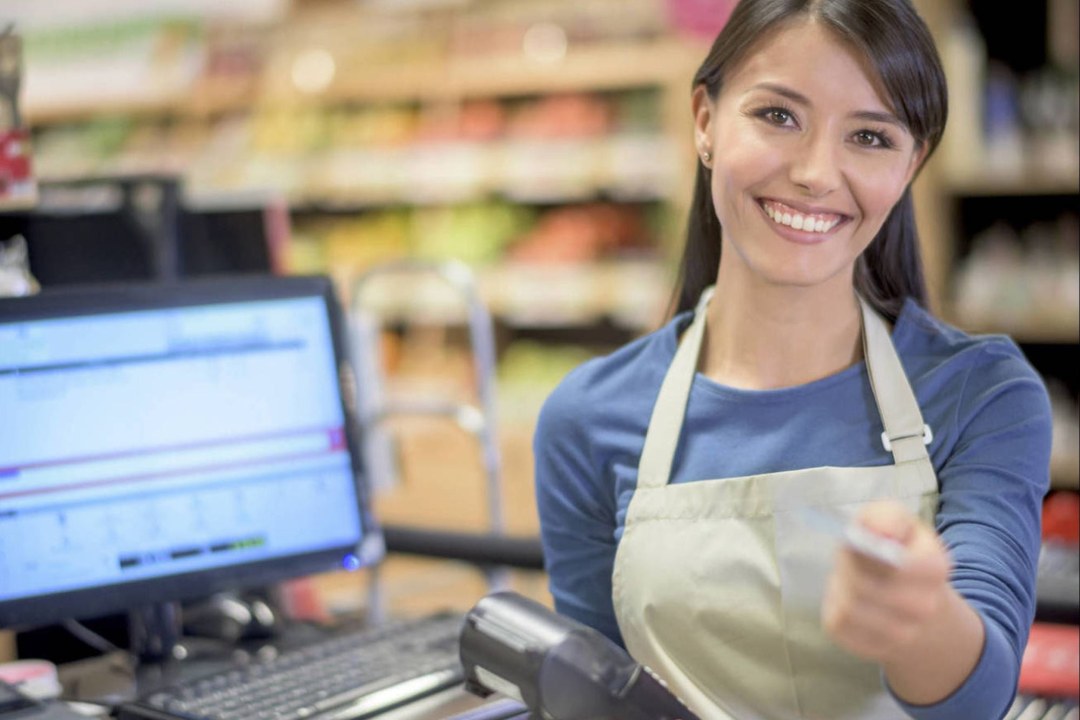 Девушка продавец