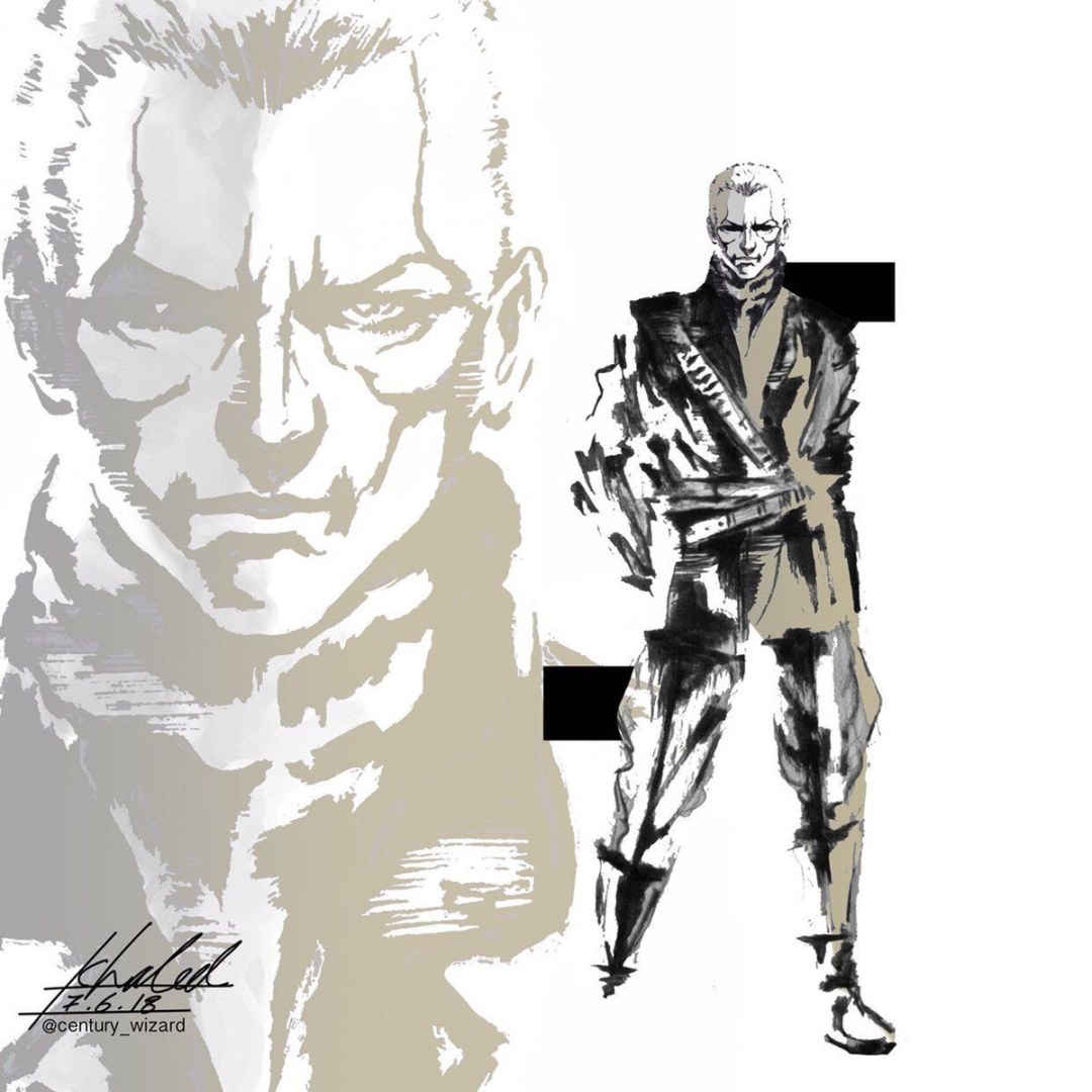 Револьвер Оцелот Metal Gear Solid 3 арт