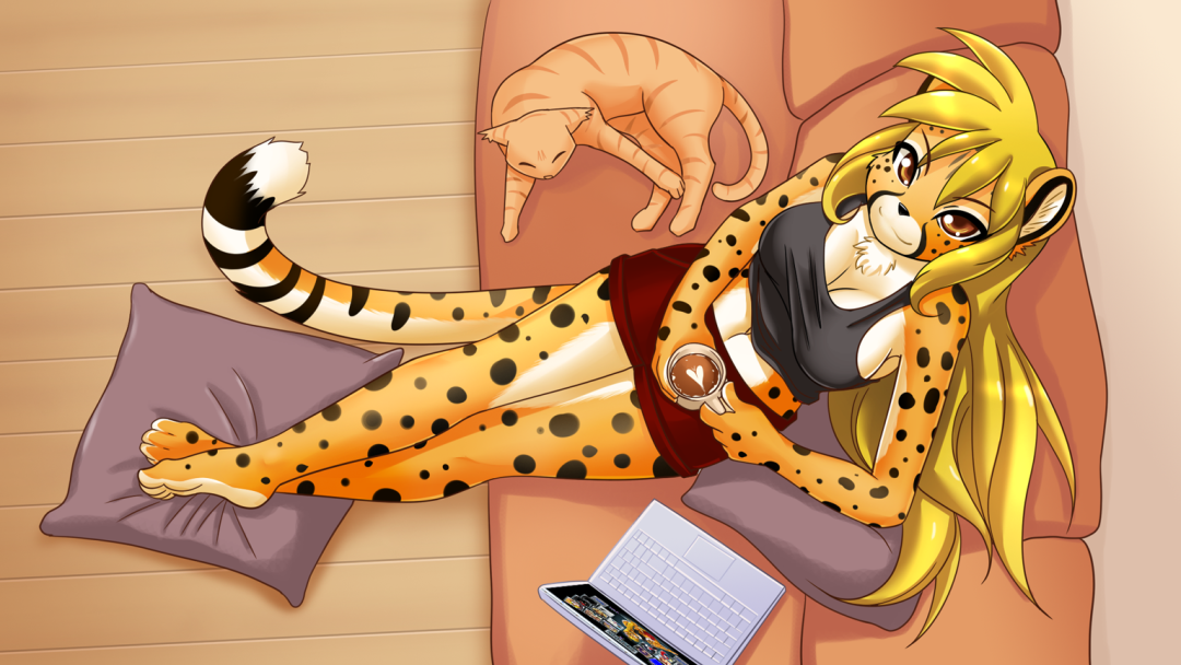 Фурри самки гепард