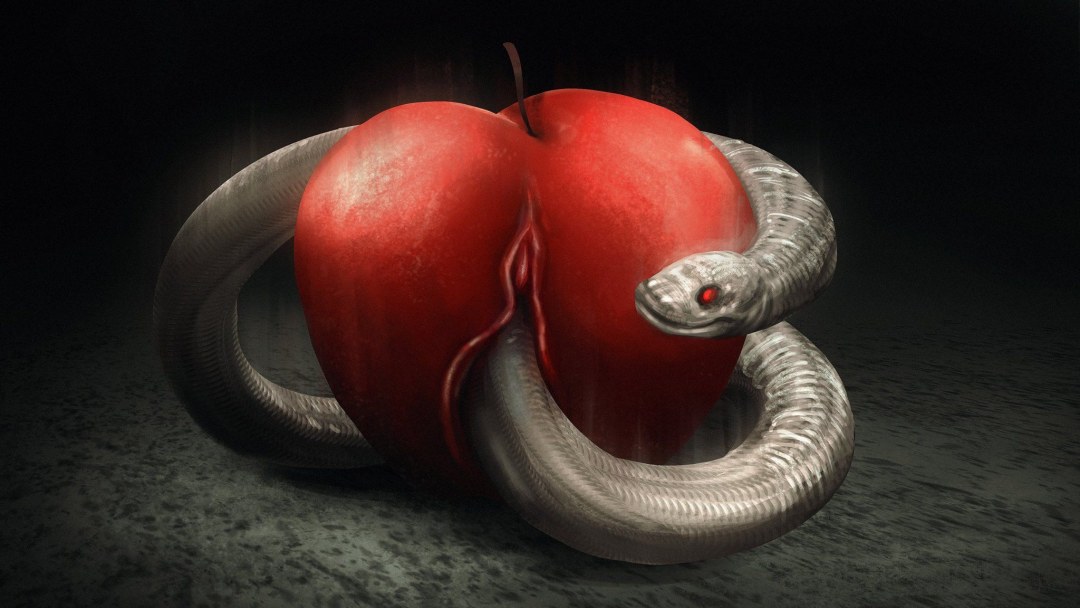 Змей и яблоко
