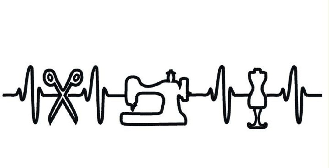 Кардиограмма со швейной машинкой