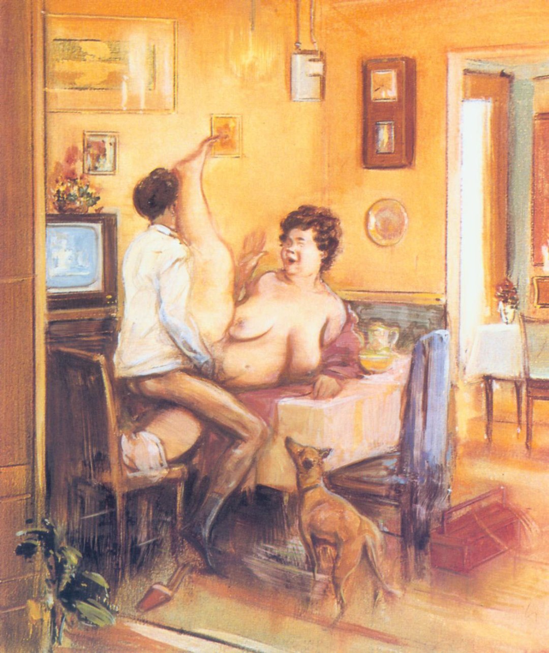 Порнографическая живопись