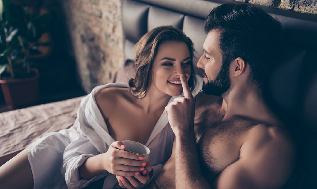 Парень и девушка утро